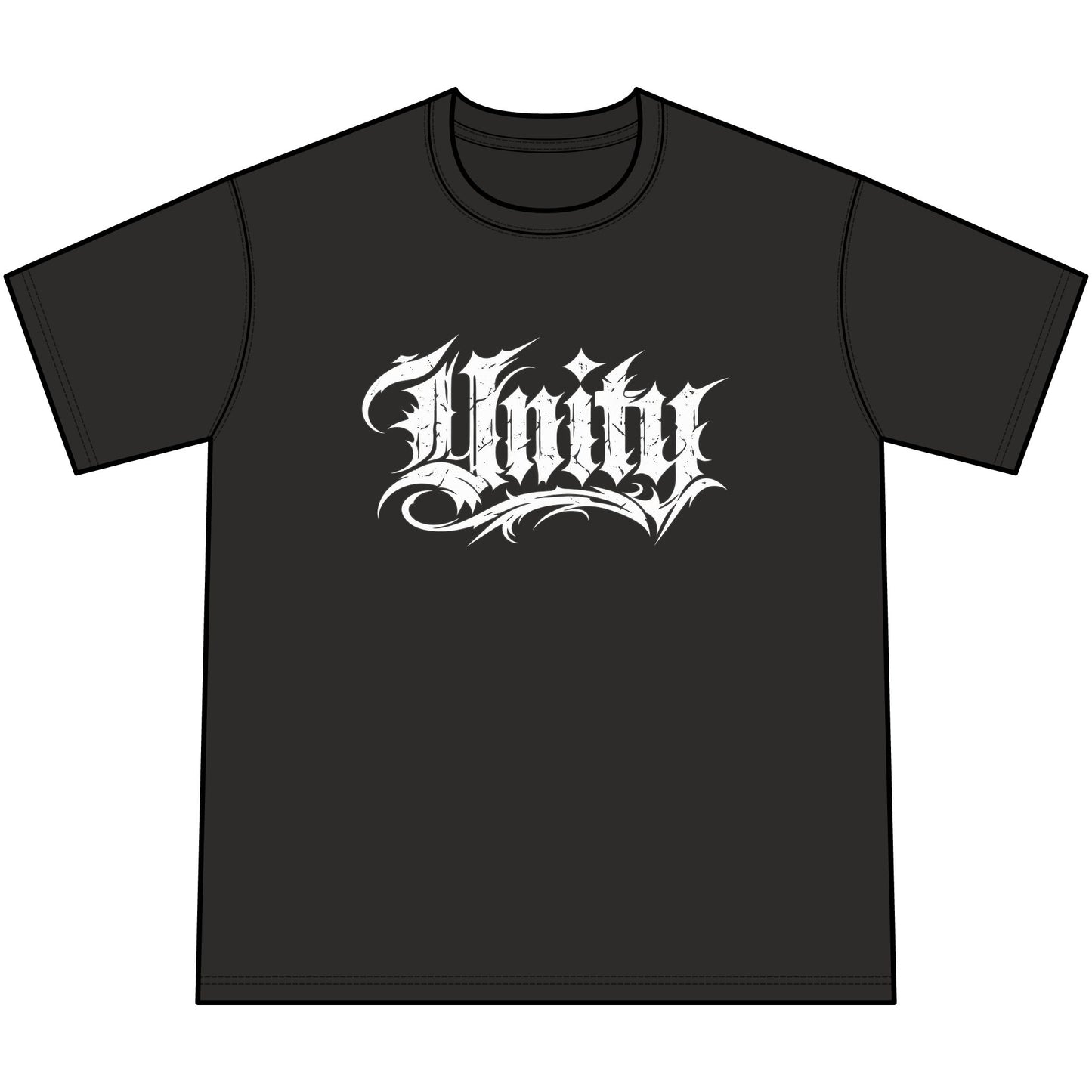 Faith Gothic Script T‑Shirt — Vintage Mineral Wash