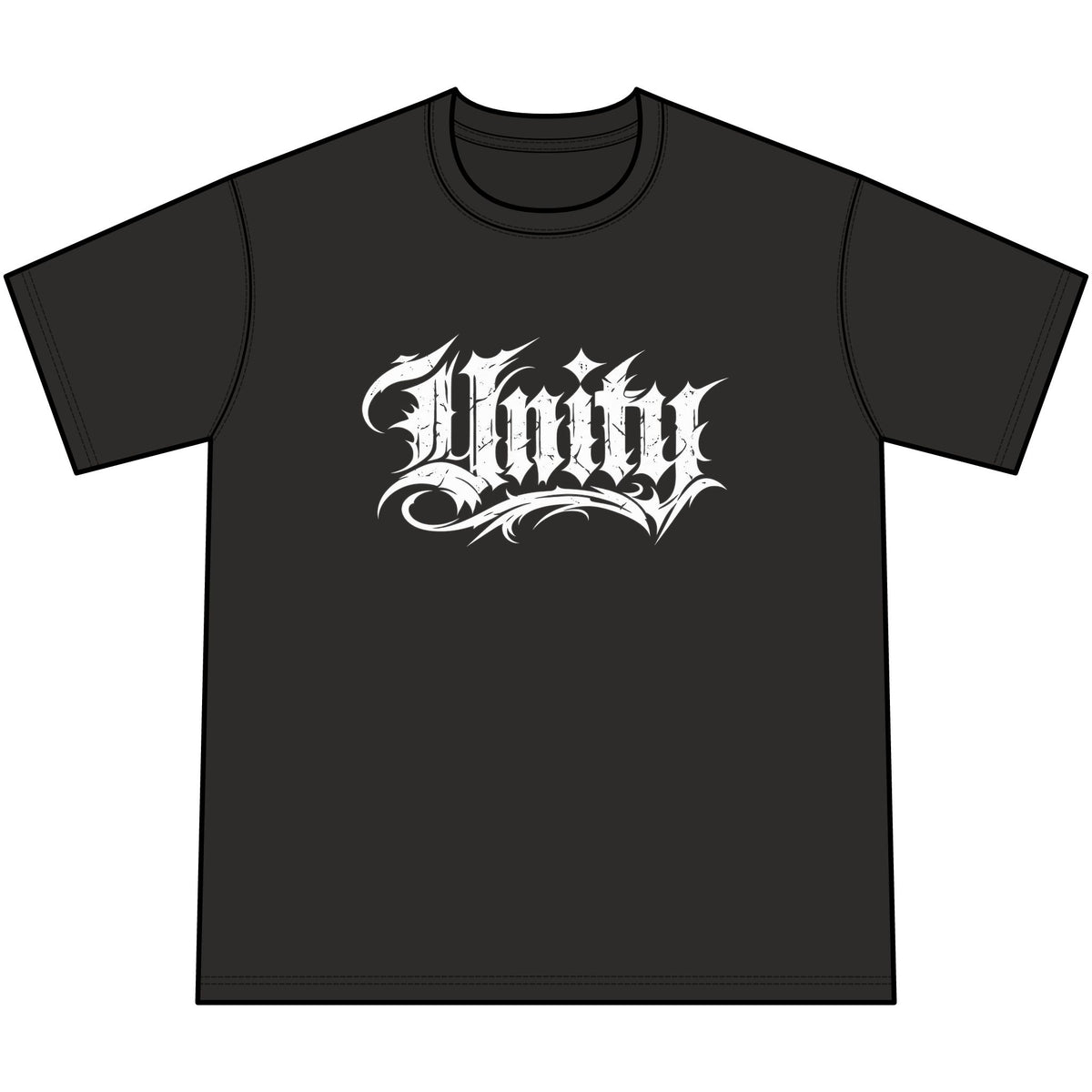 Faith Gothic Script T‑Shirt — Vintage Mineral Wash